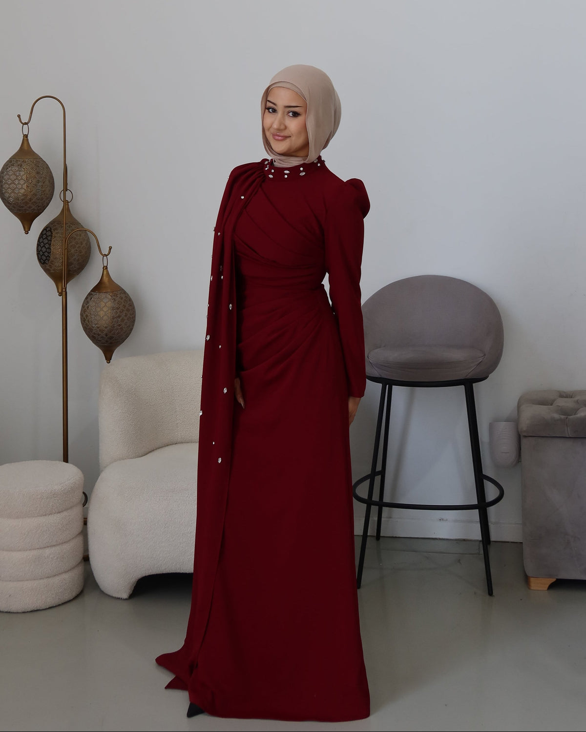 Asil Diamond Formal Dress