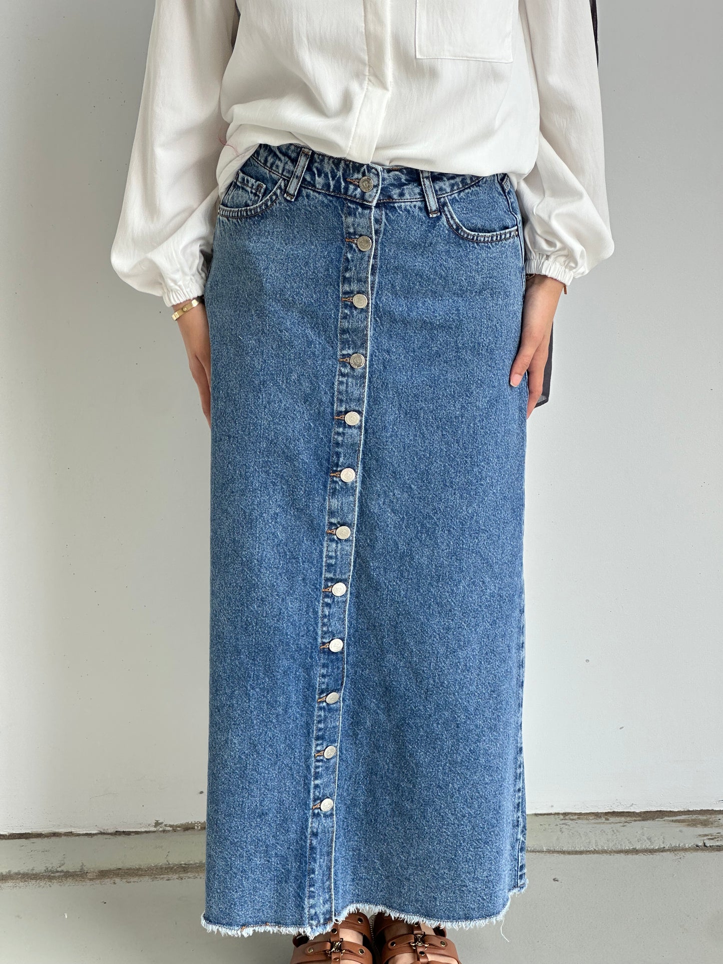 Jane Denim Skirt