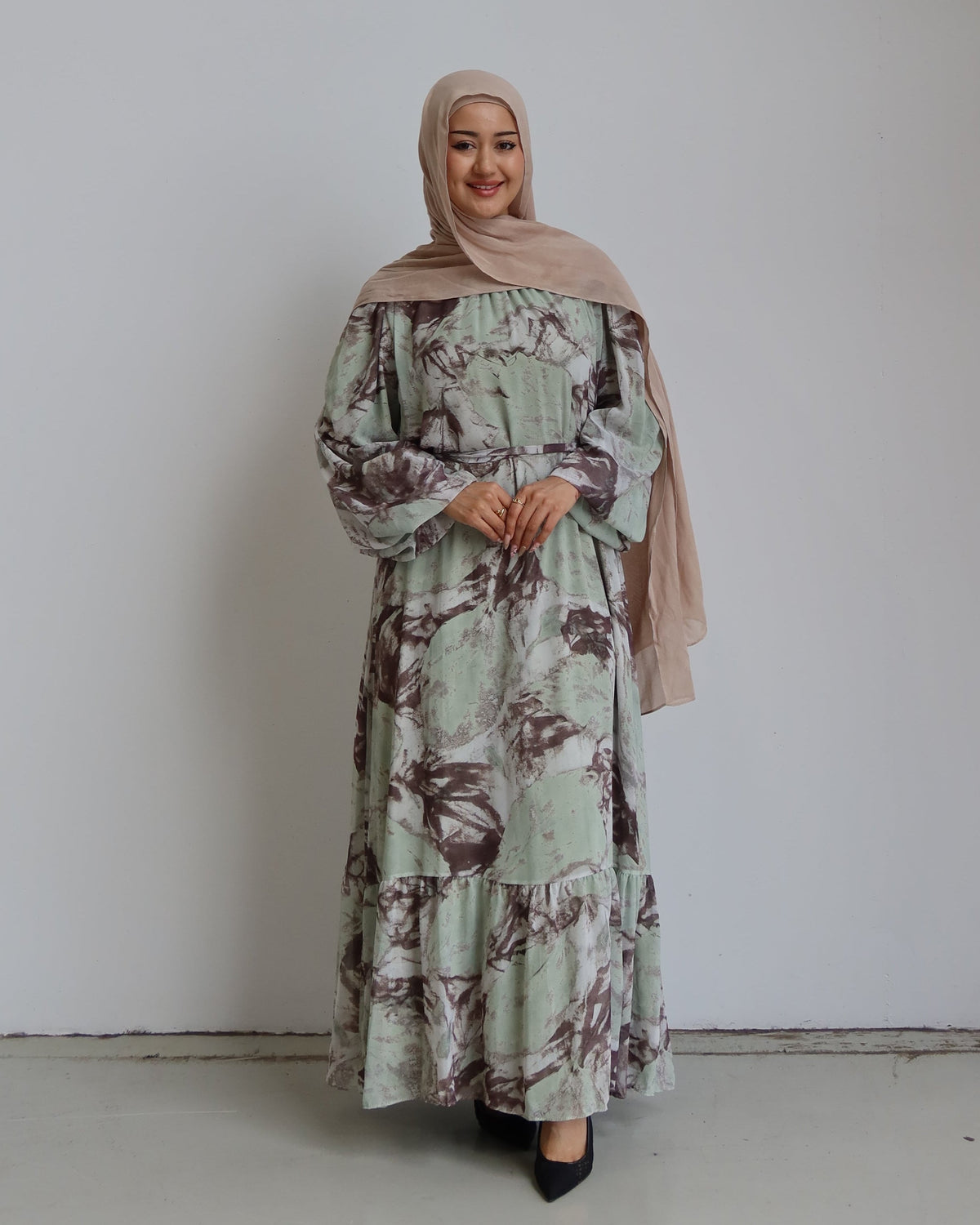 Brina Patterned Dress