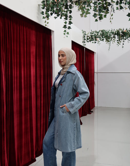 Zoe Midi Denim Jacket
