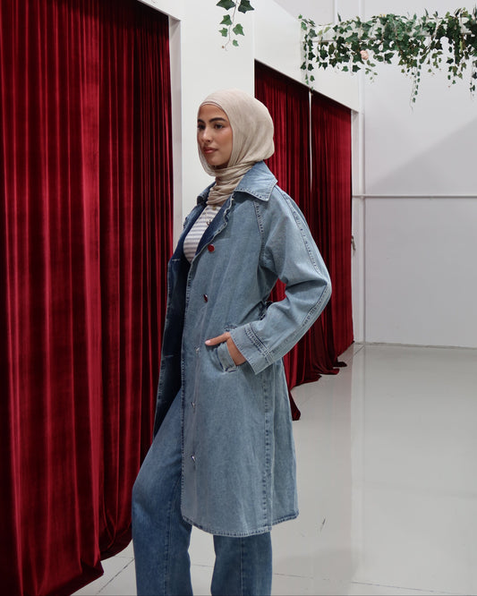 Zoe Midi Denim Jacket