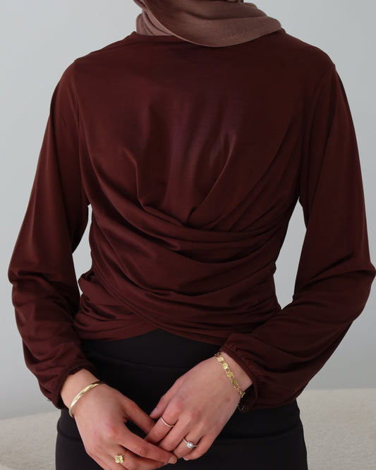 Alana Drape Top