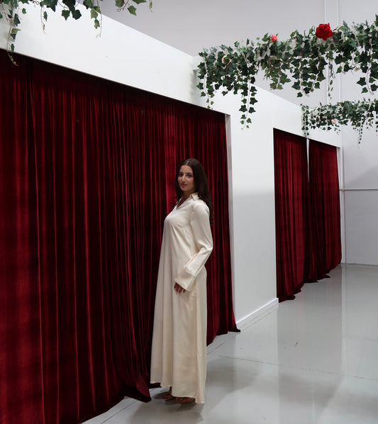 Thalia Satin Abaya