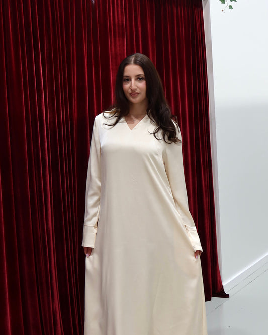 Thalia Satin Abaya