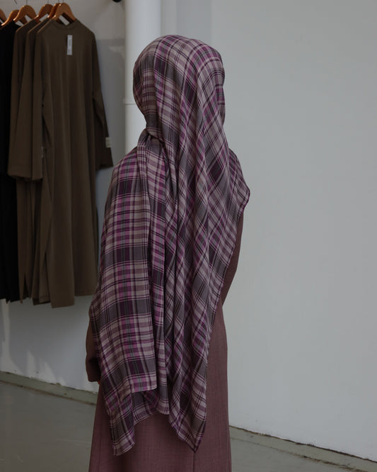Lilac Plaid Modal