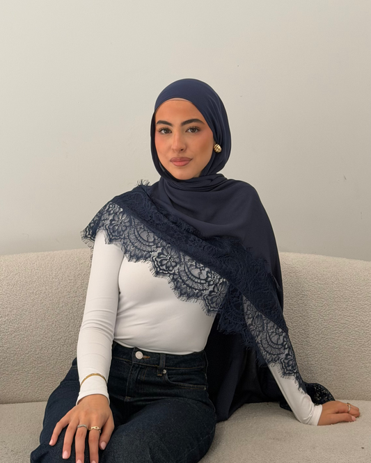 2.0 Navy Lace Modal