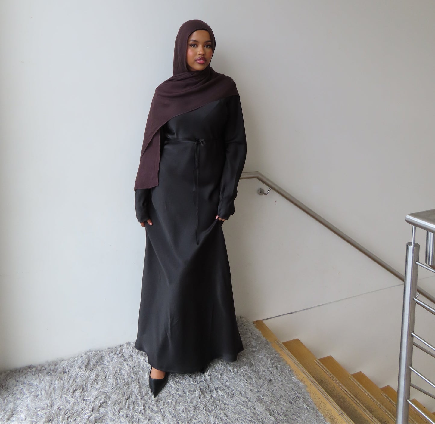 Amina Satin Dress