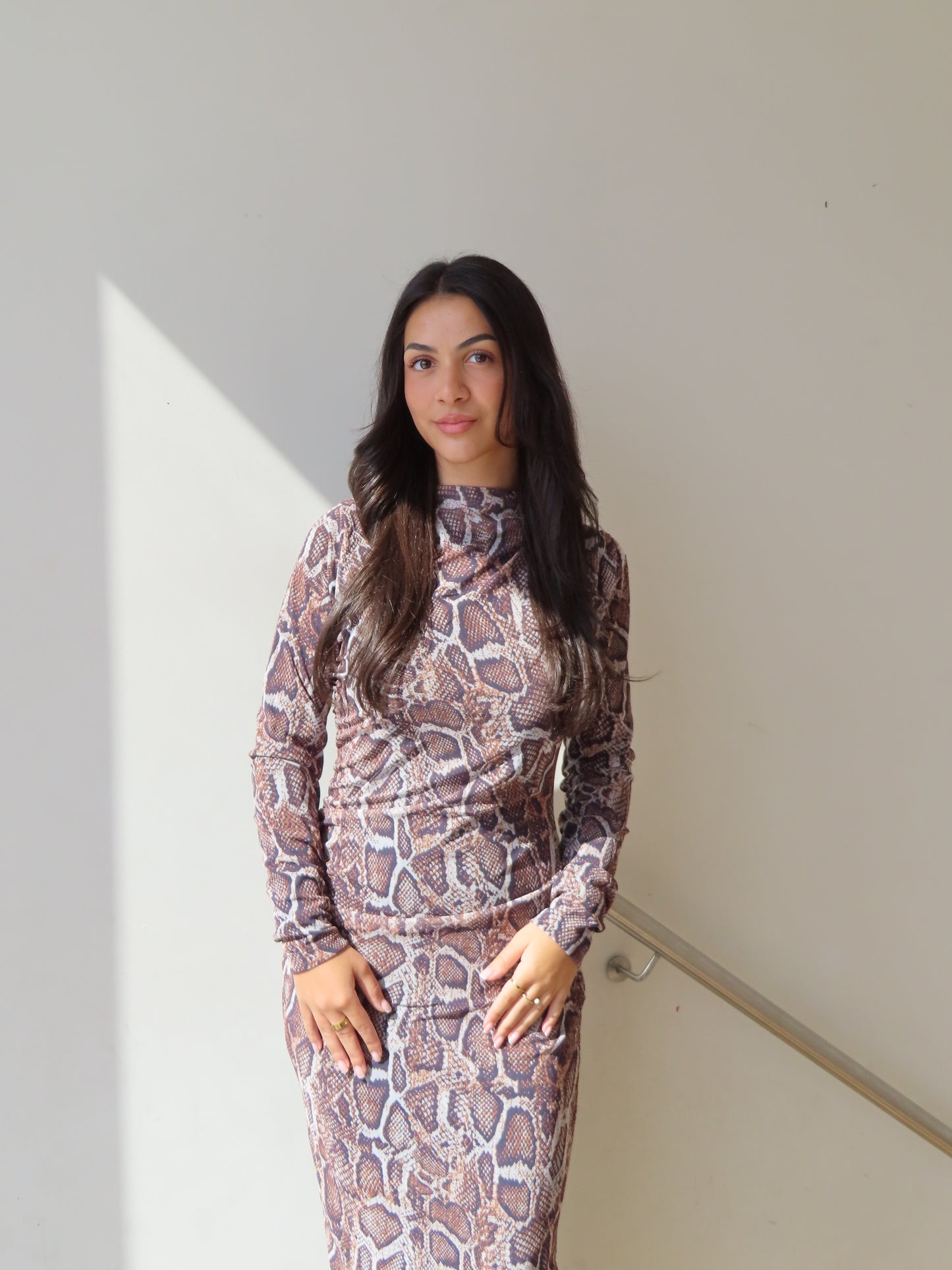 Zaira Pattern Dress