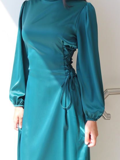 Bella Satin Tie Dress