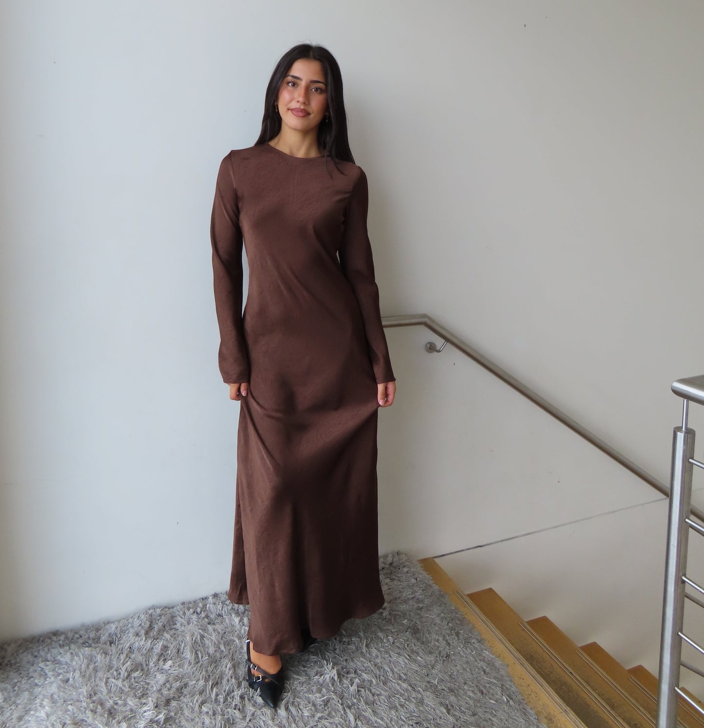 Amina Satin Dress