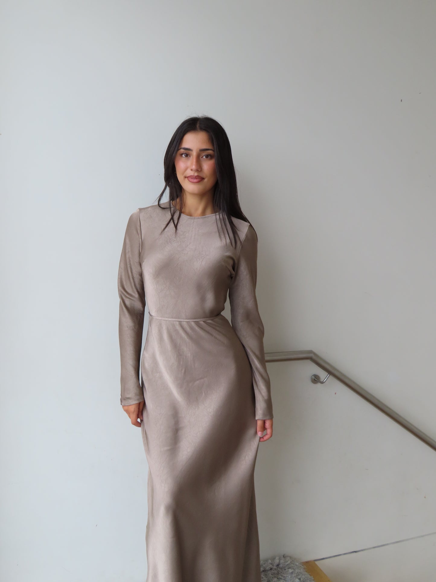 Amina Satin Dress