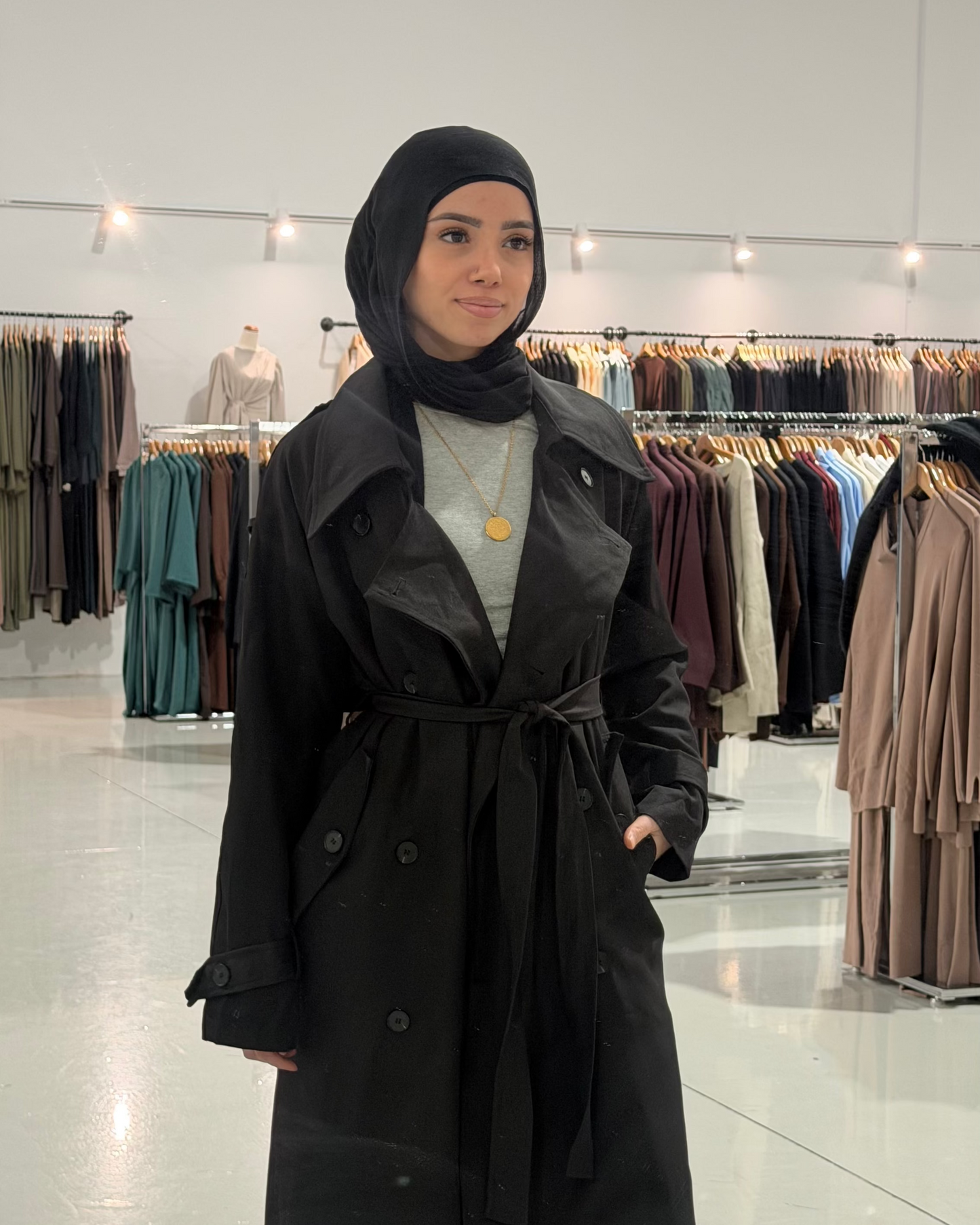Mila Maxi Trench