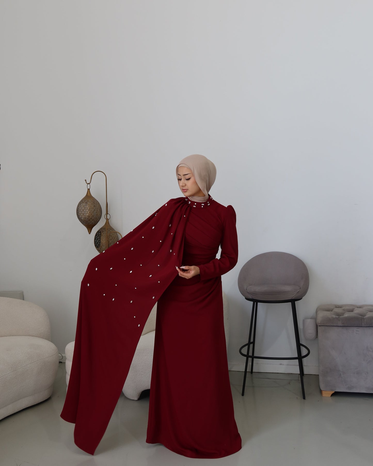 Asil Diamond Formal Dress