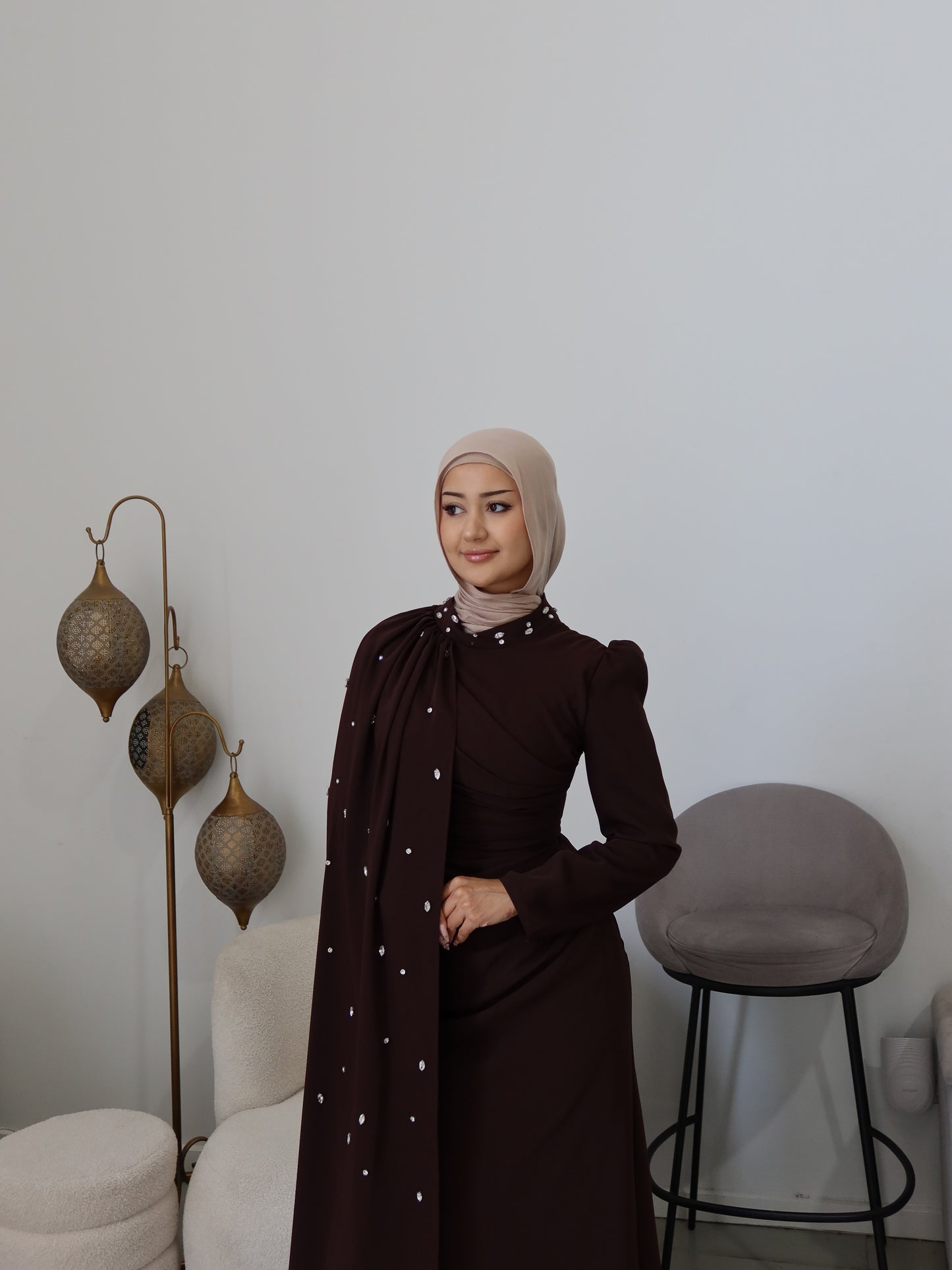 Asil Diamond Formal Dress