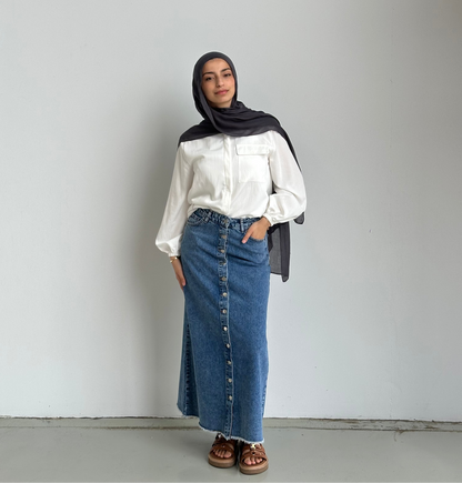 Jane Denim Skirt
