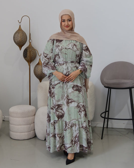Brina Patterned Dress