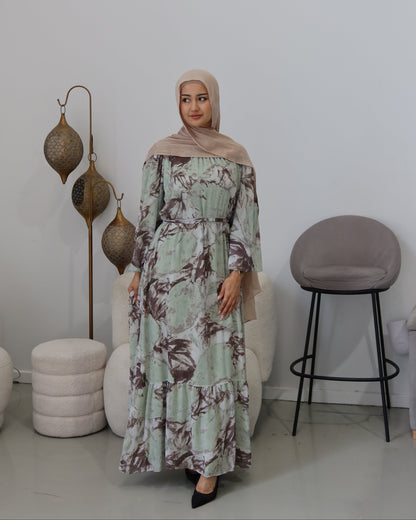 Brina Patterned Dress