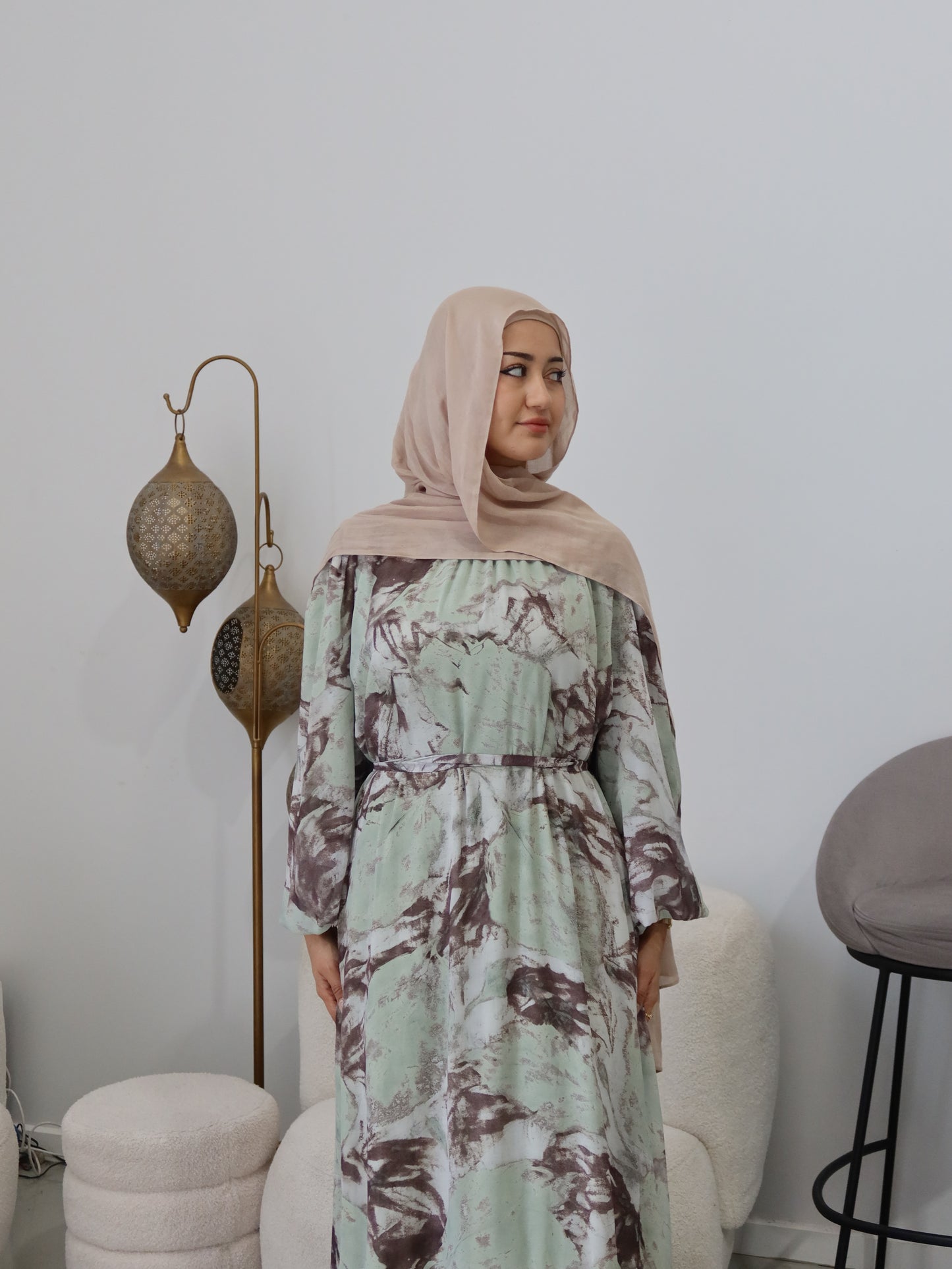 Brina Patterned Dress