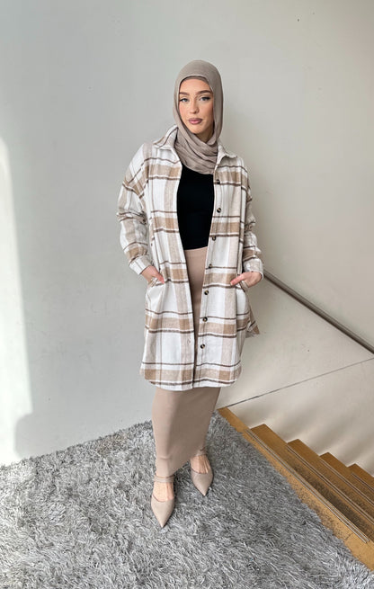 Lamia Flannel Coat