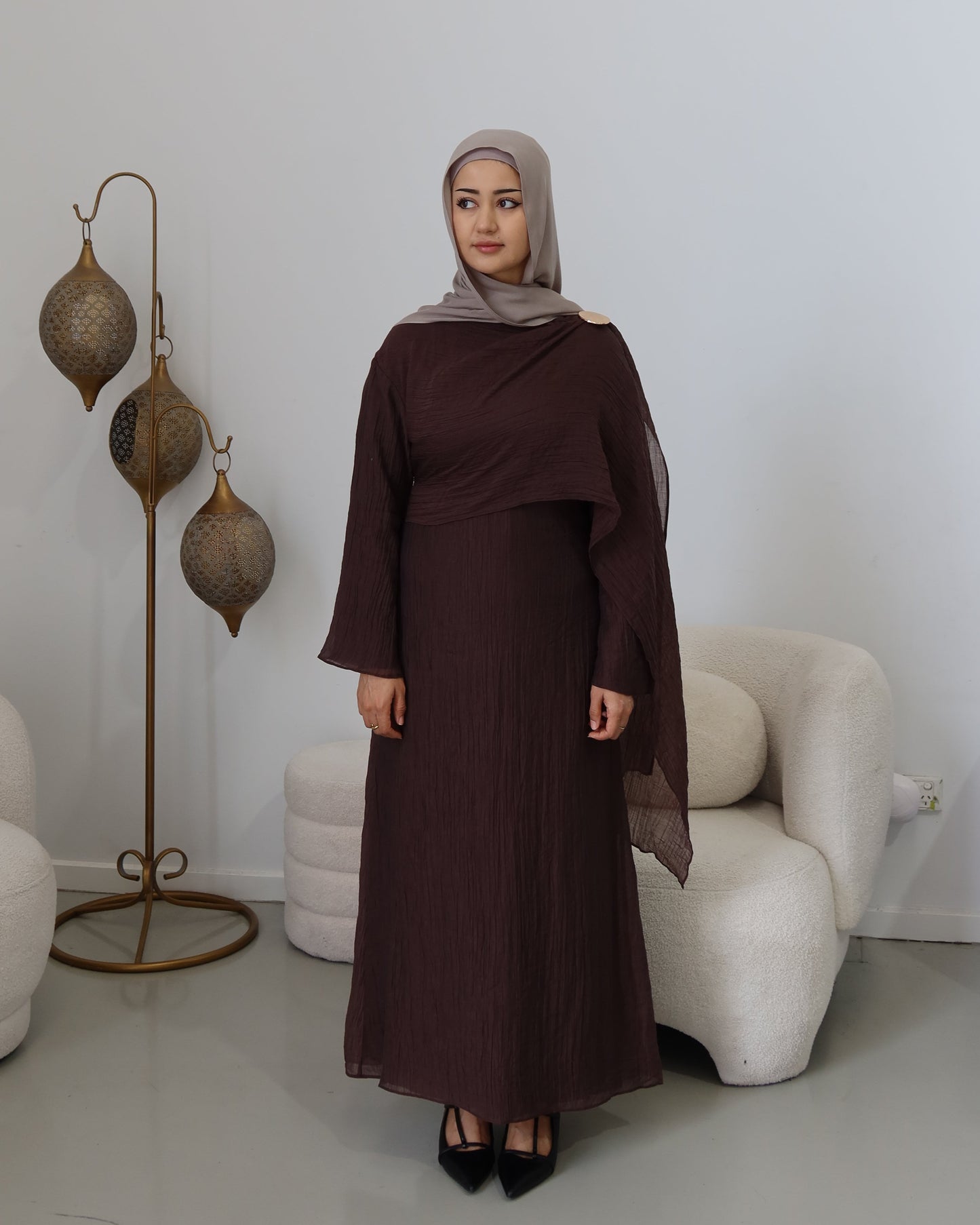 Amelia Drape Dress