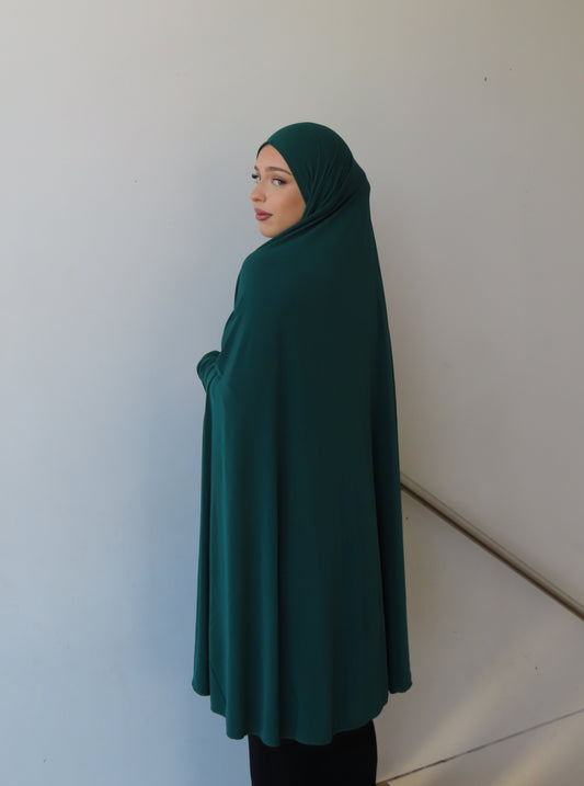 Sleeved Jilbab - Emerald