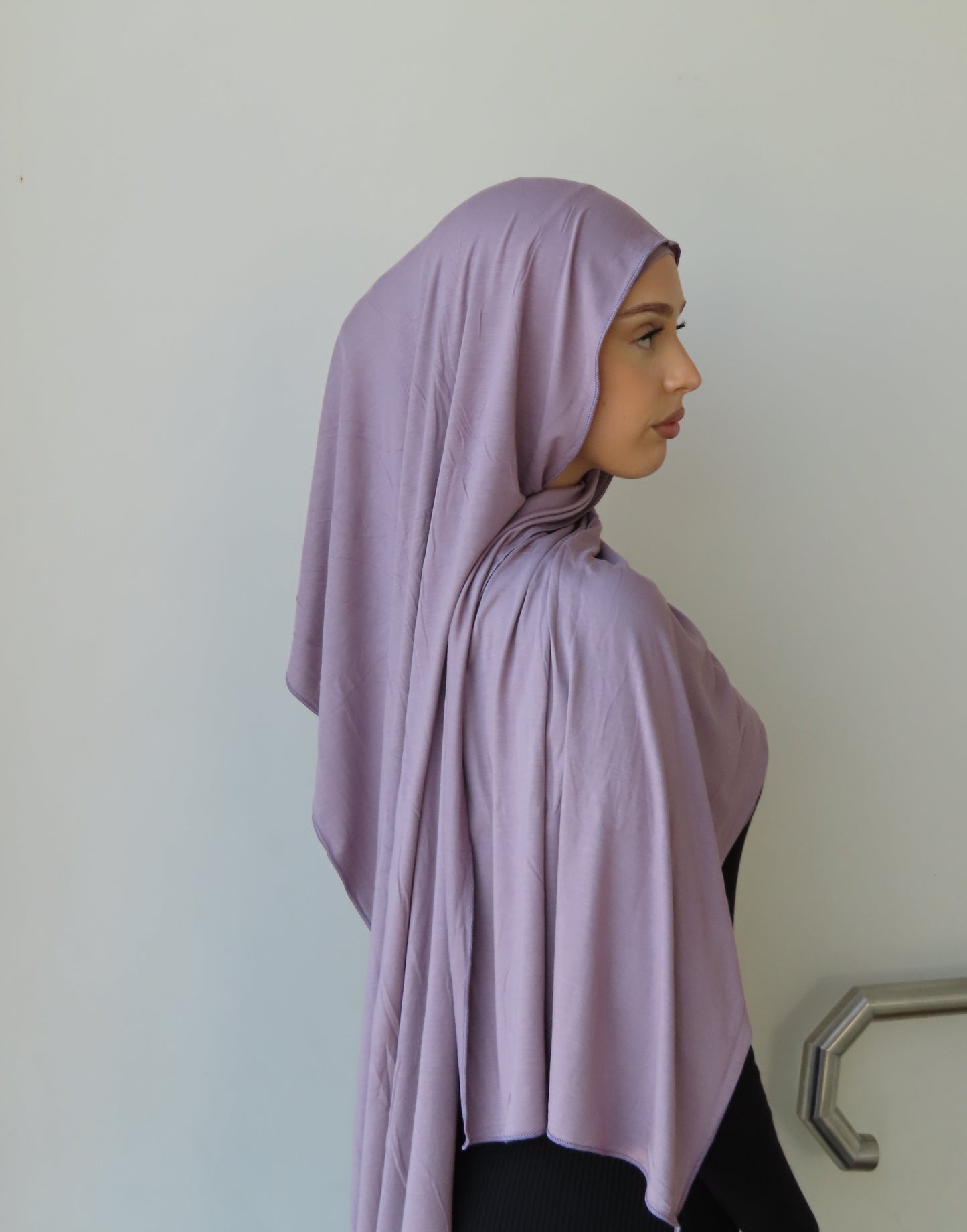 Lilac - Jersey Shawl Set