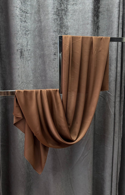 Brown Satin Shawl