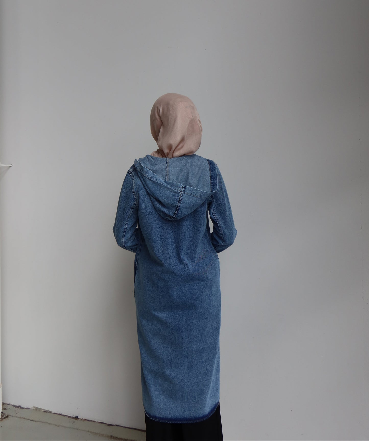 Denim Hooded Jacket