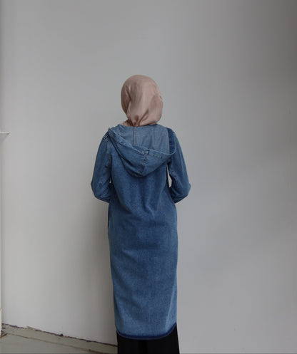 Denim Hooded Jacket