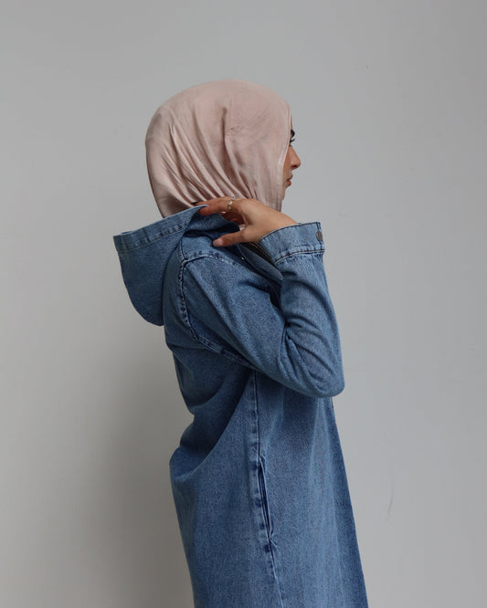 Denim Hooded Jacket