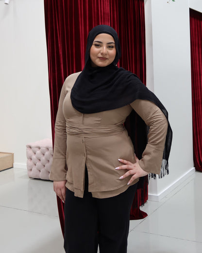 Athena Wrap Top