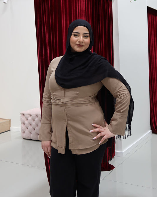 Athena Wrap Top