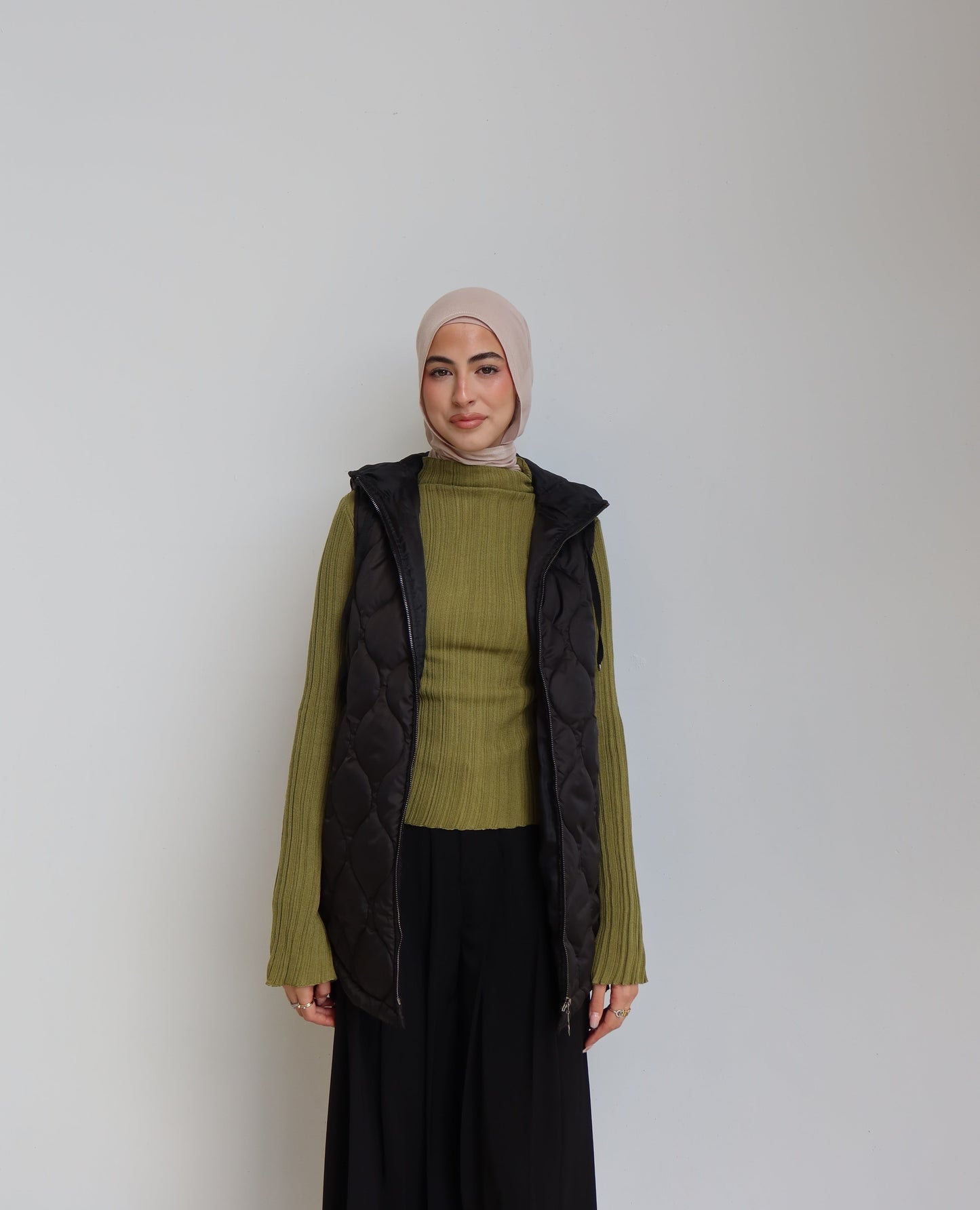 Tri-Zip Puffer Vest