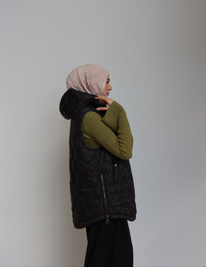 Tri-Zip Puffer Vest