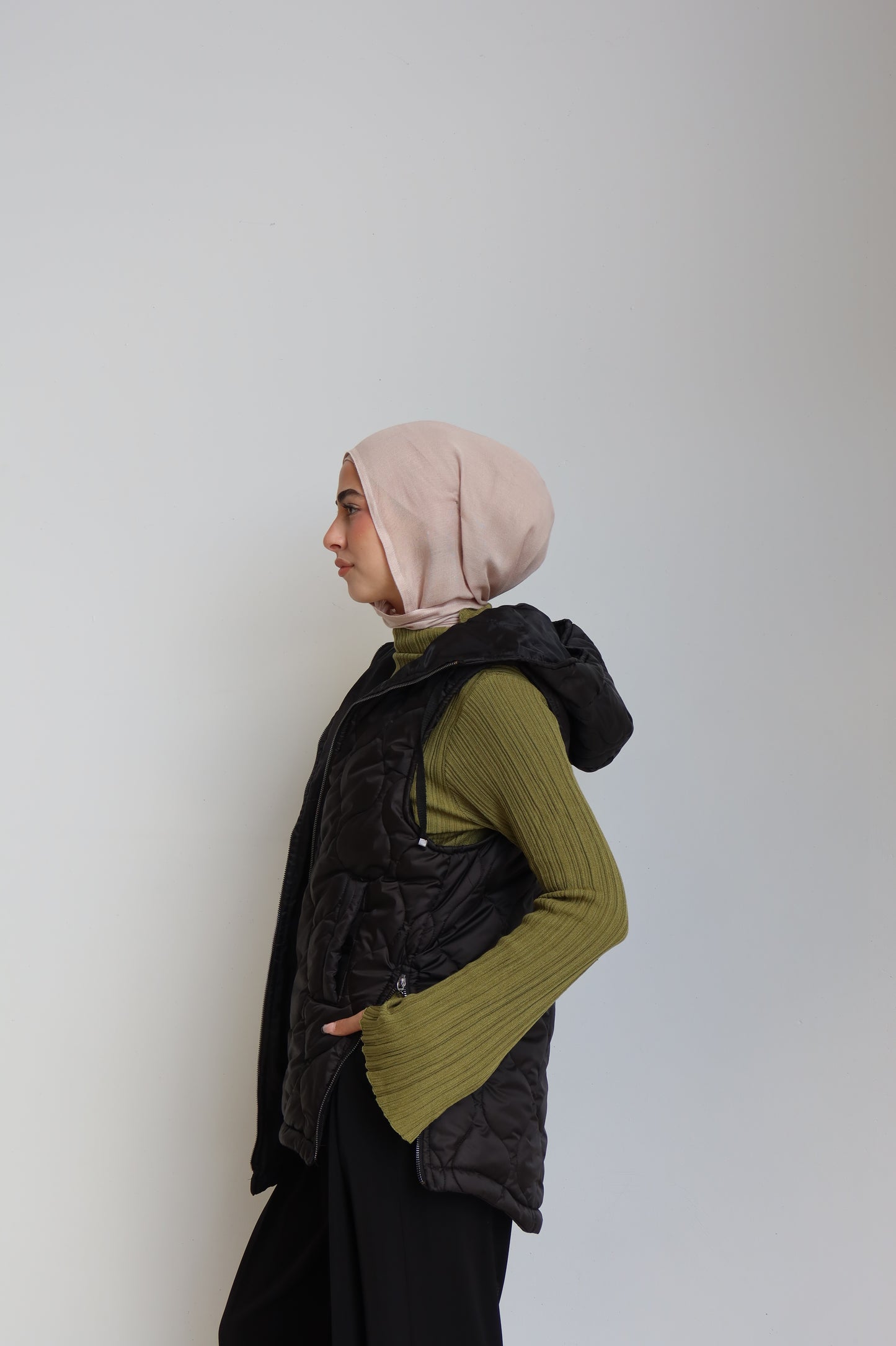 Tri-Zip Puffer Vest