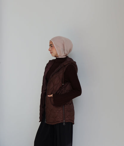 Tri-Zip Puffer Vest