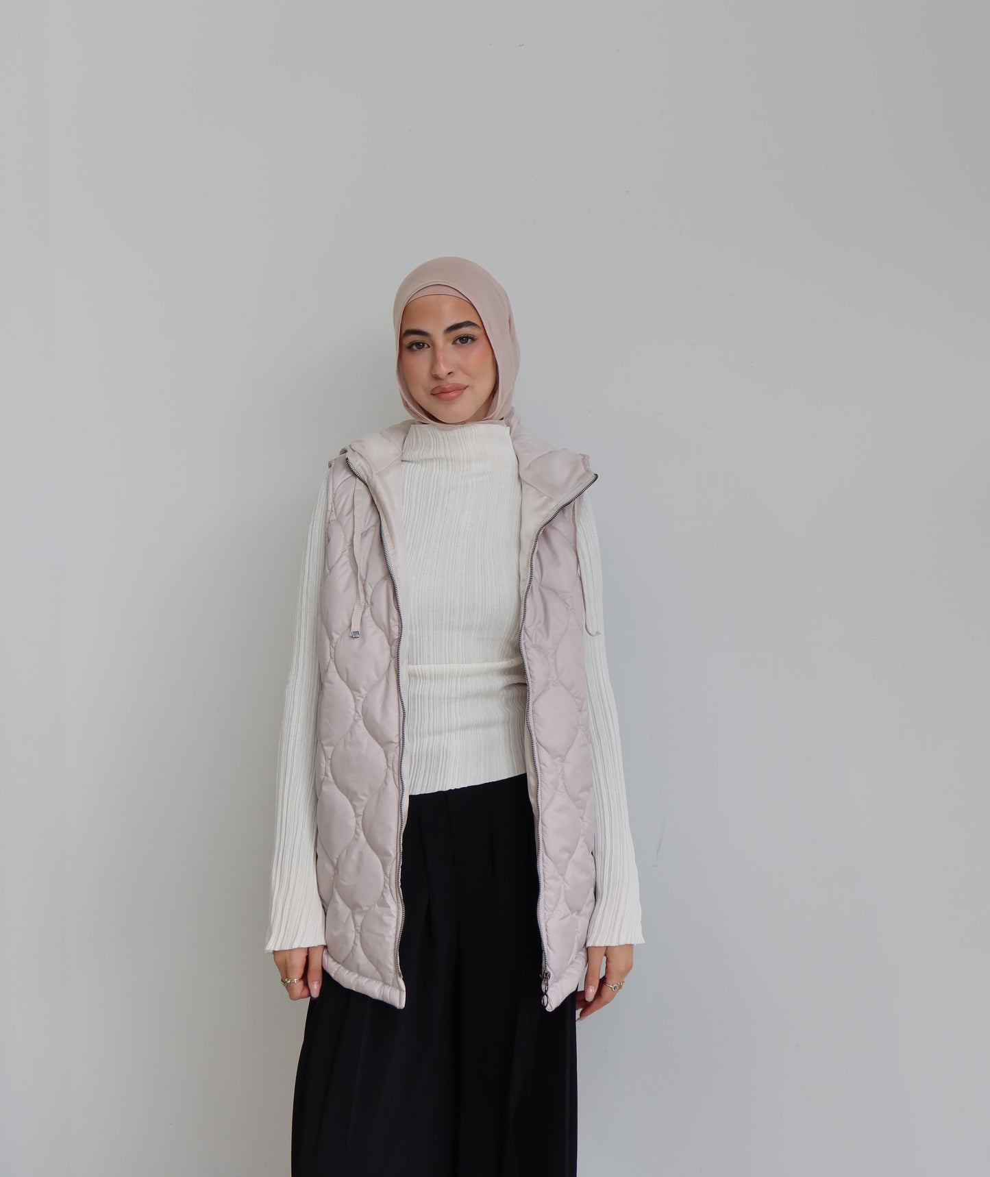 Tri-Zip Puffer Vest