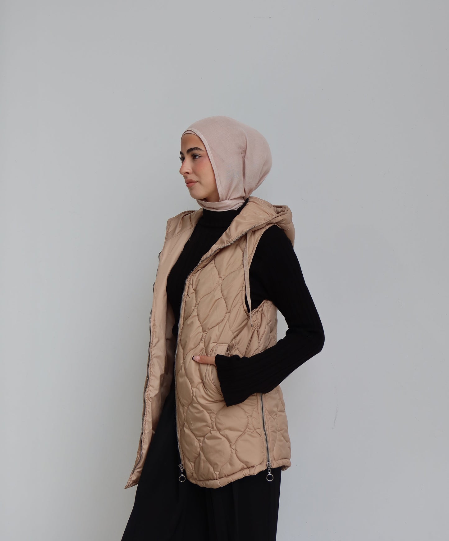 Tri-Zip Puffer Vest