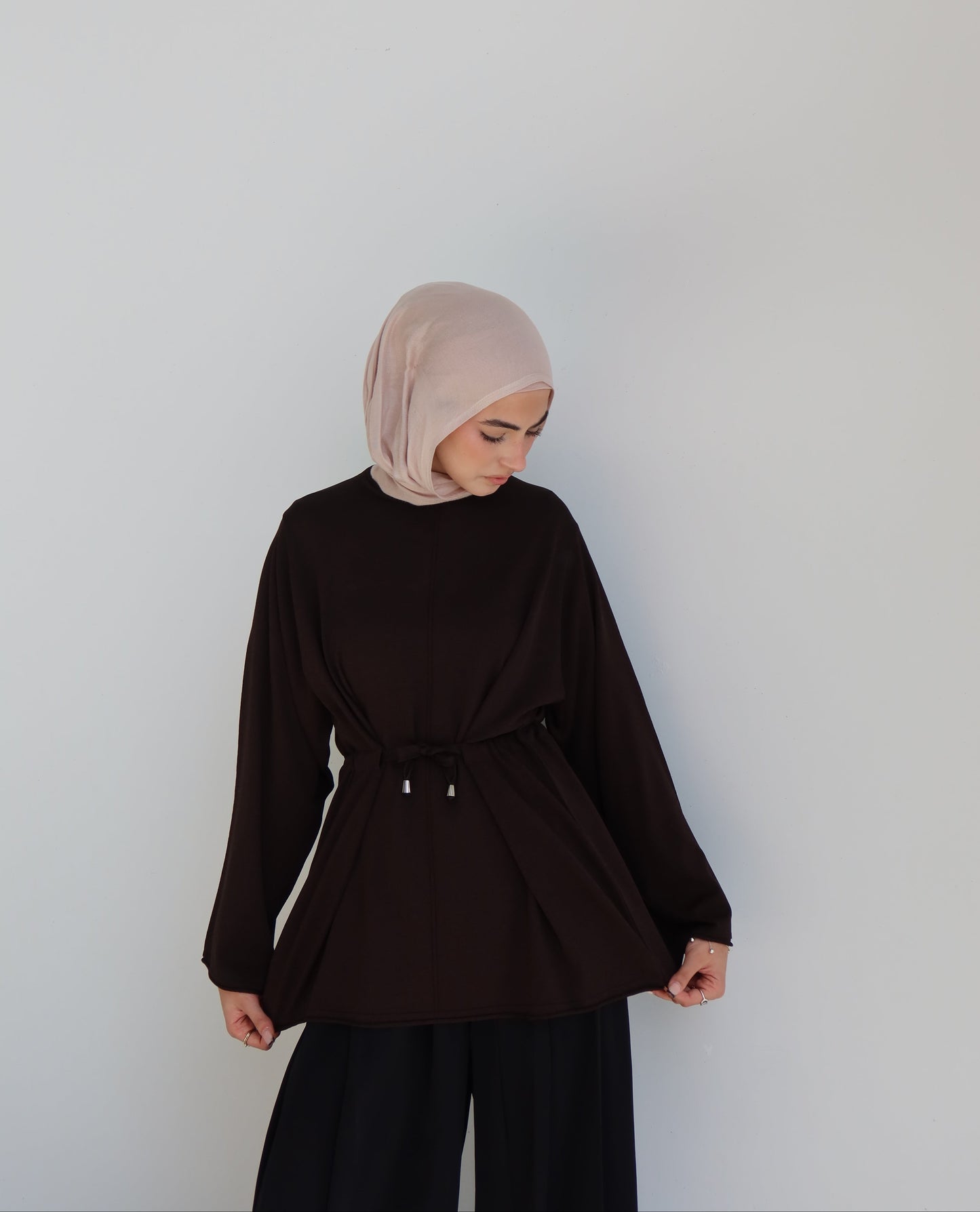 Azur Drawstring Top