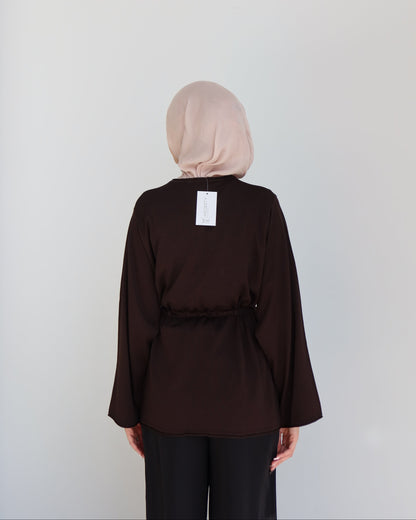 Azur Drawstring Top