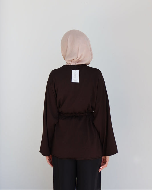 Azur Drawstring Top