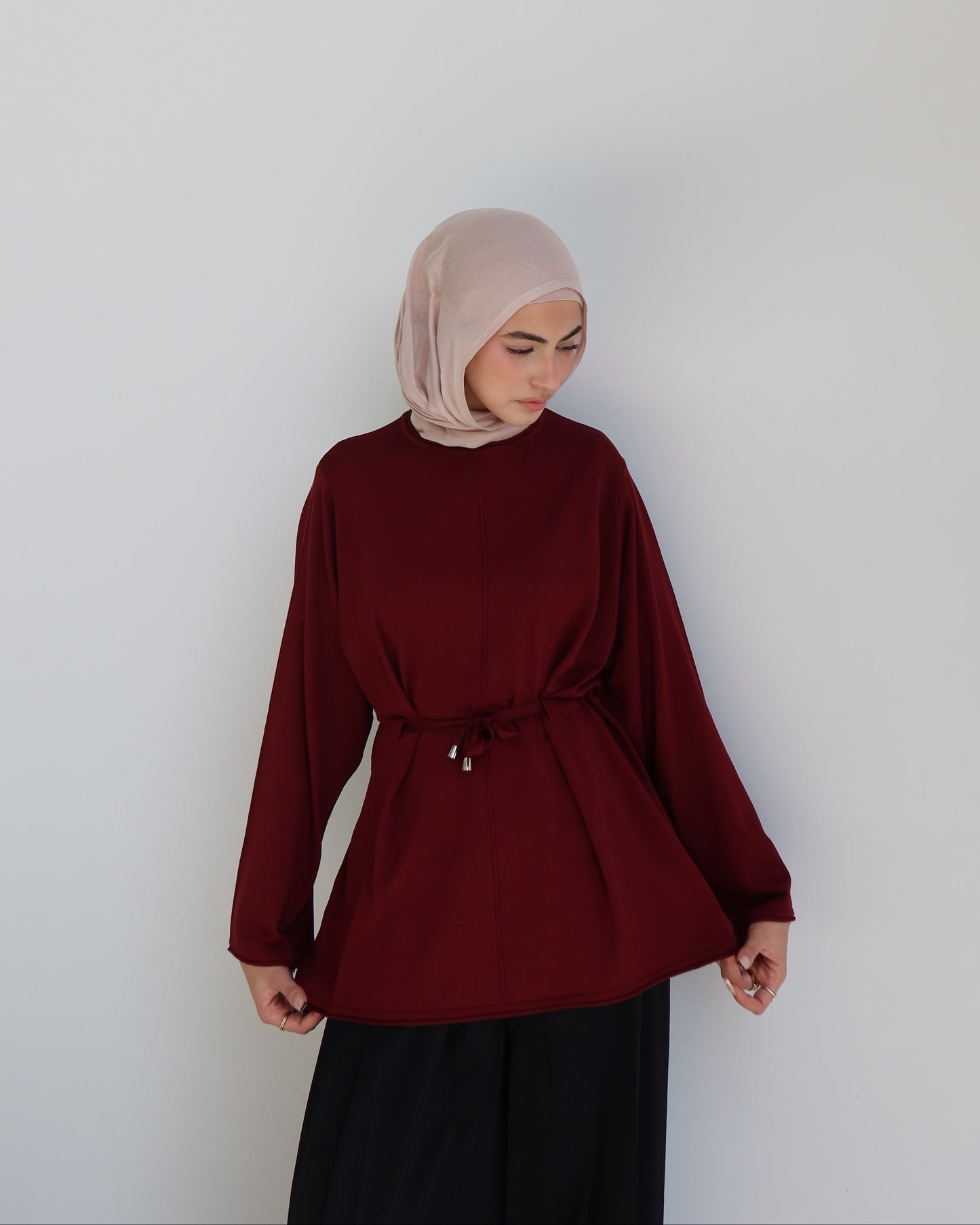 Azur Drawstring Top