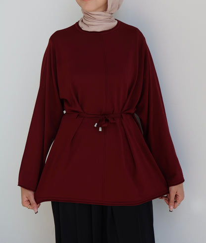 Azur Drawstring Top