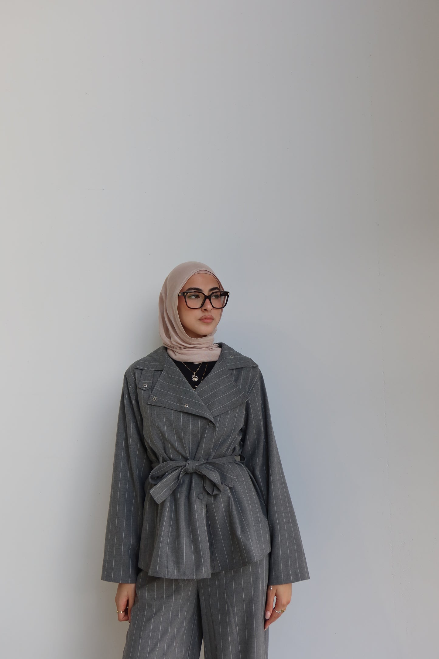 High Neck Button Set