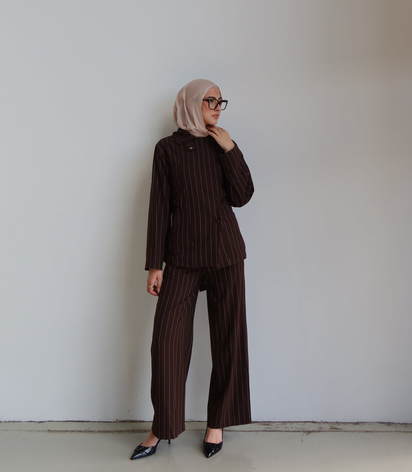 High Neck Button Set