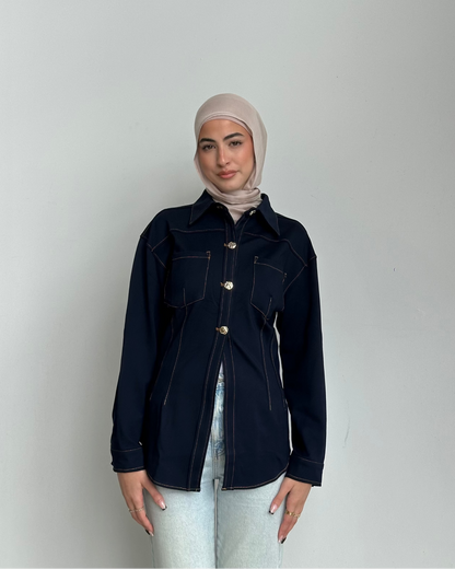 Charlie Button Top