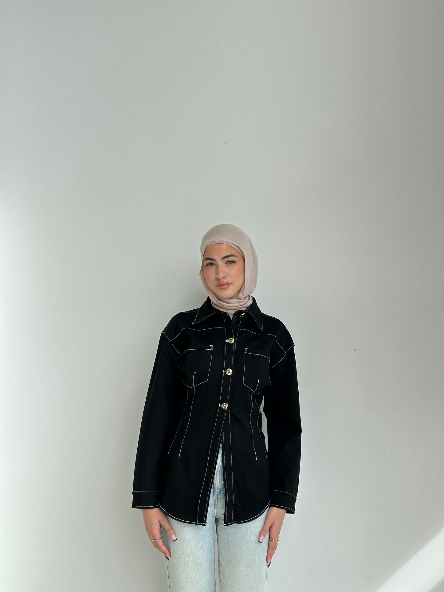 Charlie Button Top