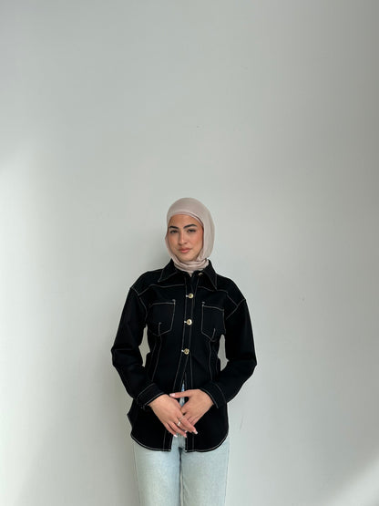 Charlie Button Top