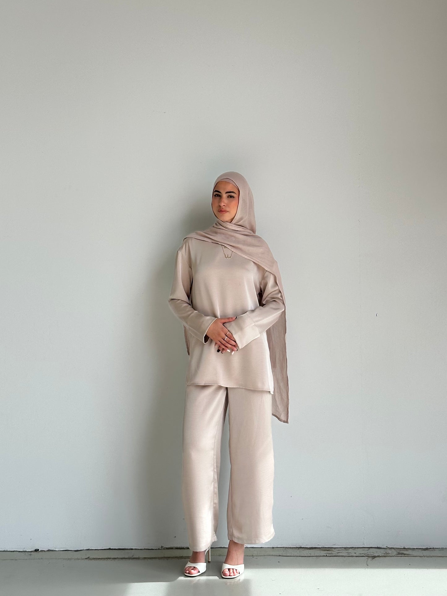 Rena Satin Set