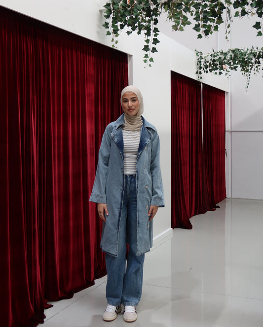 Zoe Midi Denim Jacket